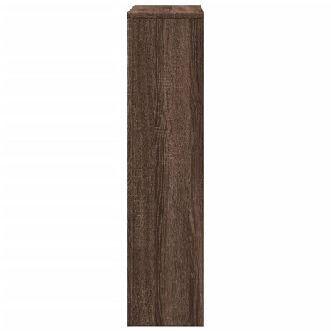 Radiatorombouw 78x20x82 cm bewerkt hout bruin eikenkleurig 4