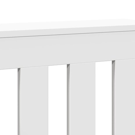 Radiatorombouw 104x20x82 cm bewerkt hout wit 6