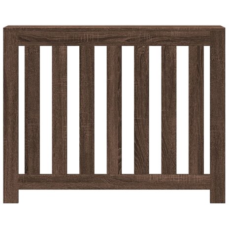 Radiatorombouw 104x20x82 cm bewerkt hout bruin eikenkleurig 3