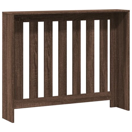 Radiatorombouw 104x20x82 cm bewerkt hout bruin eikenkleurig 5