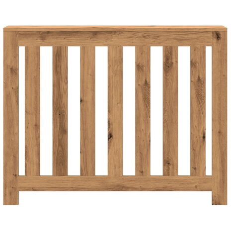 Radiatorombouw 104x20x82 cm bewerkt hout artisanaal eikenkleur 3