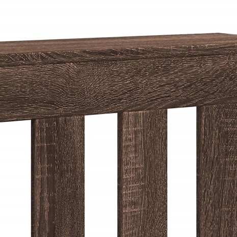 Radiatorombouw 149x20x82 cm bewerkt hout bruin eikenkleurig 6