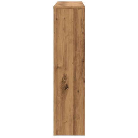 Radiatorombouw 149x20x82 cm bewerkt hout artisanaal eikenkleur 4