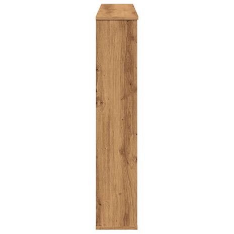 Haardombouw 100x20x100 cm bewerkt hout artisanaal eikenkleurig 5