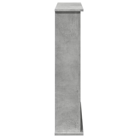 Haardombouw 75x20x87,5 cm bewerkt hout betongrijs 5