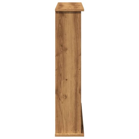 Haardombouw 75x20x87,5 cm bewerkt hout artisanaal eikenkleurig 5