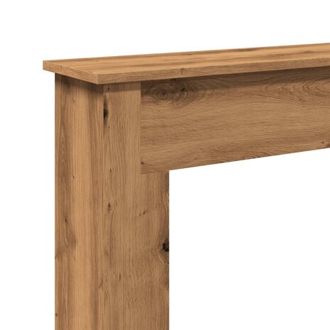 Haardombouw 75x20x87,5 cm bewerkt hout artisanaal eikenkleurig 7