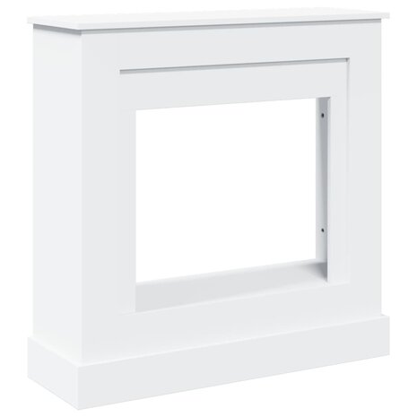 Haardombouw 90x30x90 cm bewerkt hout wit 2
