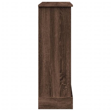 Haardombouw 90x30x90 cm bewerkt hout bruin eikenkleurig 5