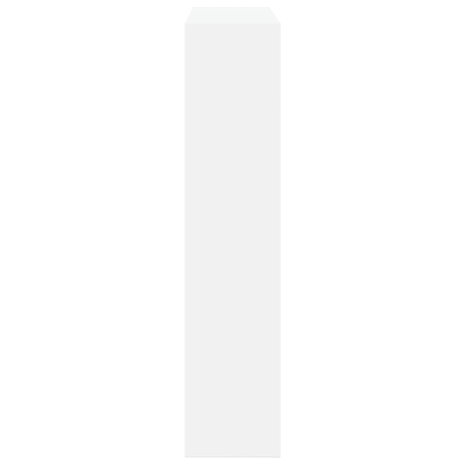 Haardombouw 81x18x82 cm bewerkt hout wit 5