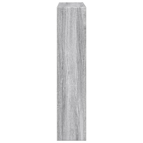 Haardombouw 81x18x82 cm bewerkt hout grijs sonoma eikenkleur 5