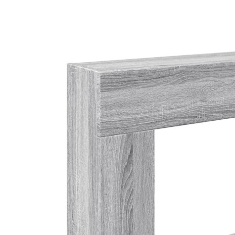 Haardombouw 81x18x82 cm bewerkt hout grijs sonoma eikenkleur 7