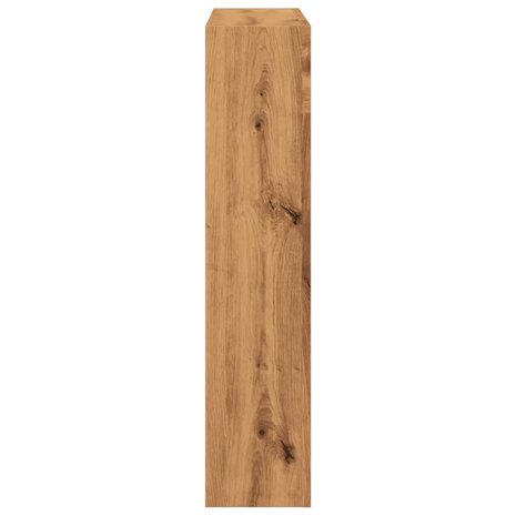 Haardombouw 81x18x82 cm bewerkt hout artisanaal eikenkleurig 5