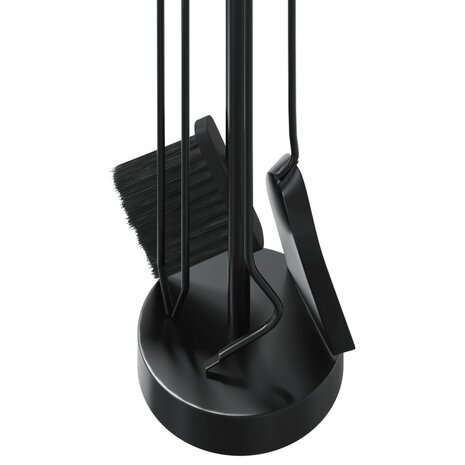 5-delige Haardset 18x66 cm staal 8