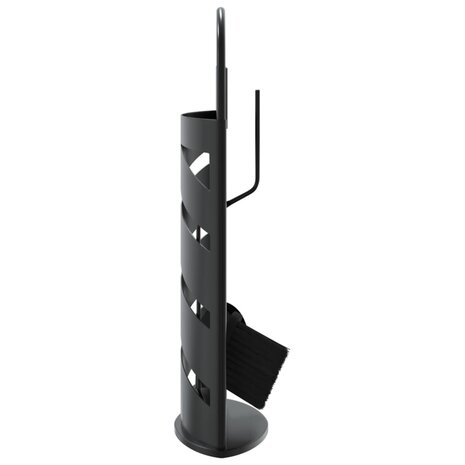 5-delige Haardset 23x15x66 cm staal 5