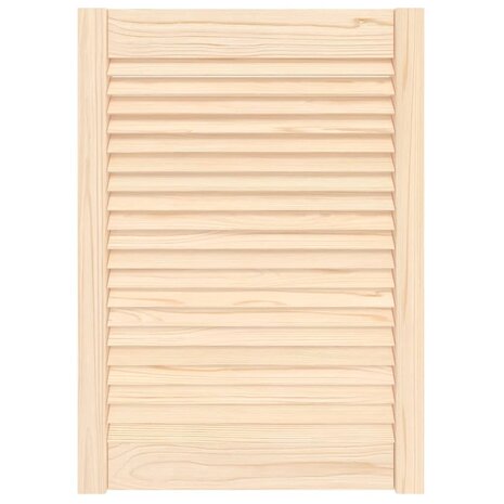 Kastdeur met lamellen 69x49,4 cm massief grenenhout 2