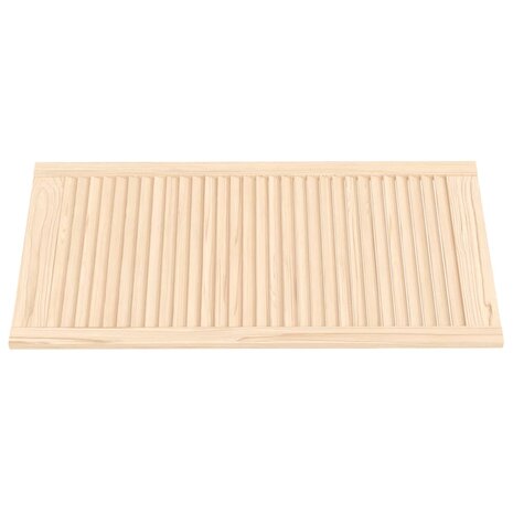 Kastdeuren met lamellen 2 st 99,3x49,4 cm massief grenenhout 3