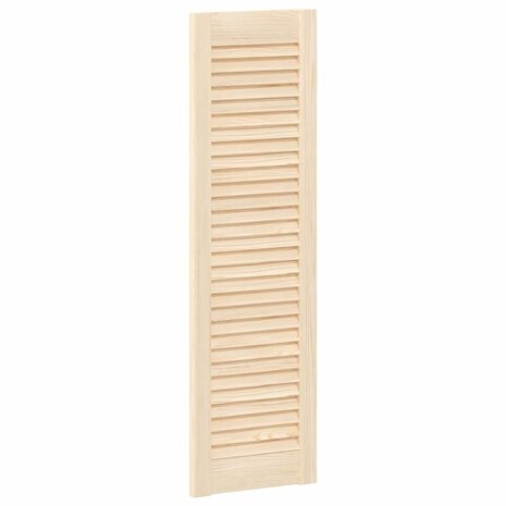 Kastdeur met lamellen 99x29,5 cm massief grenenhout 2