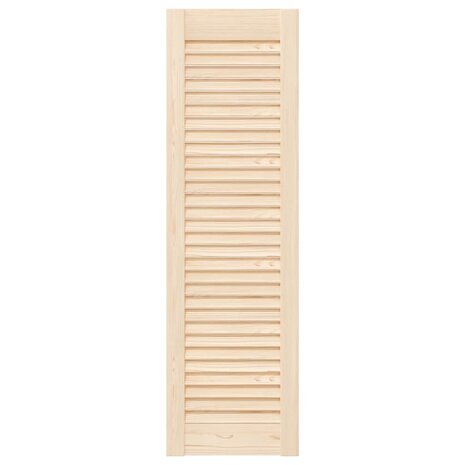 Kastdeur met lamellen 99x29,5 cm massief grenenhout 4
