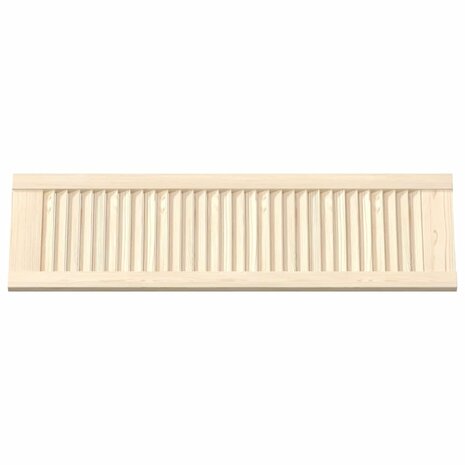 Kastdeuren met lamellen 2 st 99x29,5 cm massief grenenhout 6