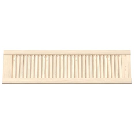 Kastdeuren met lamellen 4 st 99x29,5 cm massief grenenhout 6