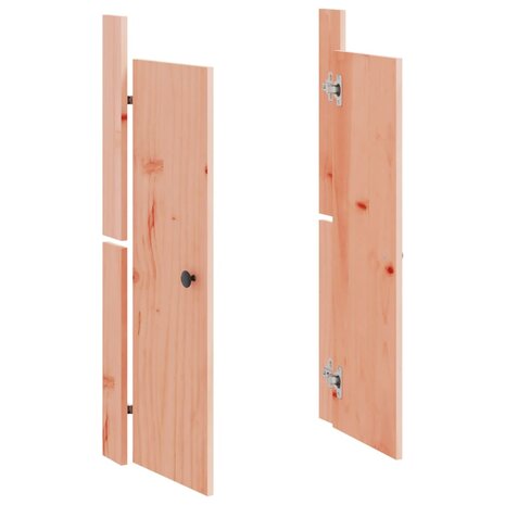 Kastdeurtjes voor buitenkeuken 2 st 50x9x82 cm douglashout 4