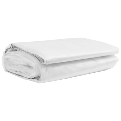 Doorzichtig zeildoek met zeilringen 2x8 m polyethyleen 3