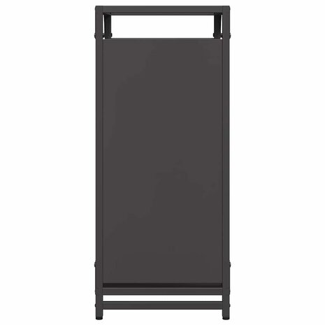 Brandhoutrek 44x28x65 cm koudgewalst staal zwart 6