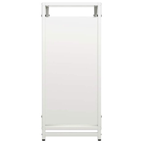 Brandhoutrek 44x28x65 cm koudgewalst staal wit 6