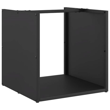 Brandhoutrek 40x40x40 cm koudgewalst staal zwart 2
