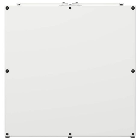 Brandhoutrek 40x40x40 cm koudgewalst staal wit 6