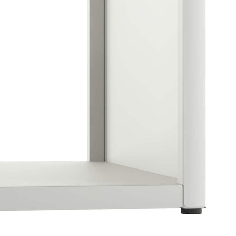 Brandhoutrek 40x40x40 cm koudgewalst staal wit 8
