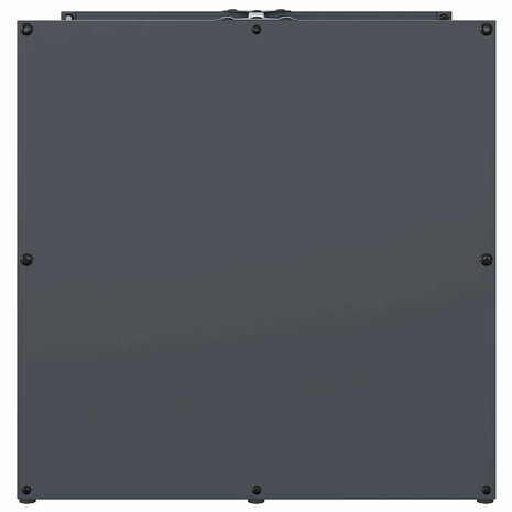 Brandhoutrek 40x40x40 cm koudgewalst staal antracietkleurig 6
