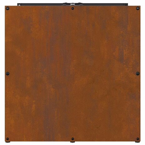 Brandhoutrek 40x40x40 cm weervast staal 7