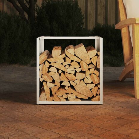 Brandhoutrek 40x40x40 cm koudgewalst staal wit 3