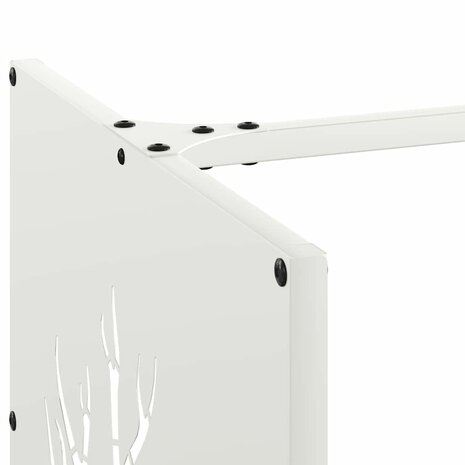 Brandhoutrek 40x40x40 cm koudgewalst staal wit 7