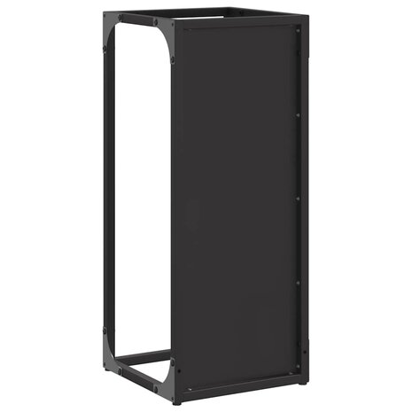 Brandhoutrek 25x25x60 cm koudgewalst staal zwart 7