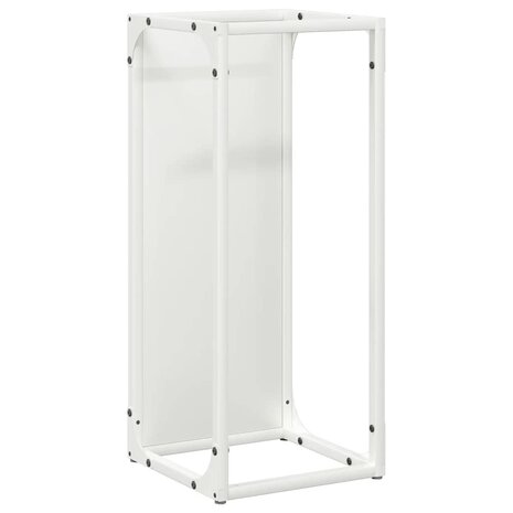 Brandhoutrek 25x25x60 cm koudgewalst staal wit 2