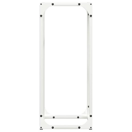Brandhoutrek 25x25x60 cm koudgewalst staal wit 6