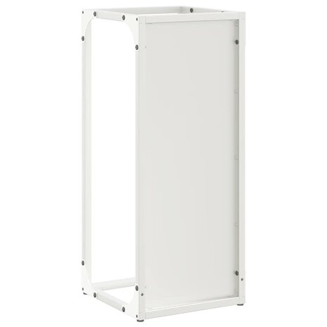 Brandhoutrek 25x25x60 cm koudgewalst staal wit 7