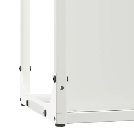 Brandhoutrek 25x25x60 cm koudgewalst staal wit 9