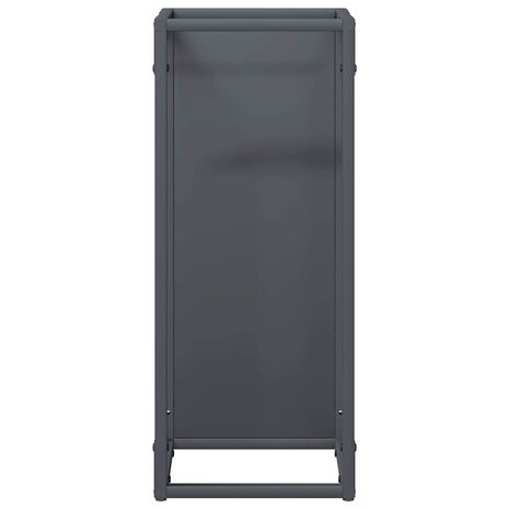 Brandhoutrek 25x25x60 cm koudgewalst staal antracietkleurig 5