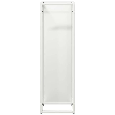 Brandhoutrek 25x25x80 cm koudgewalst staal wit 5