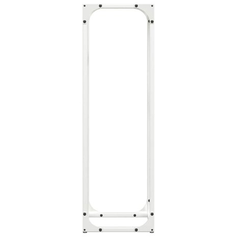 Brandhoutrek 25x25x80 cm koudgewalst staal wit 6