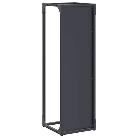 Brandhoutrek 25x25x80 cm koudgewalst staal antracietkleurig 7