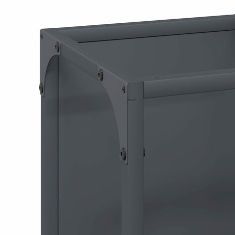 Brandhoutrek 25x25x80 cm koudgewalst staal antracietkleurig 8