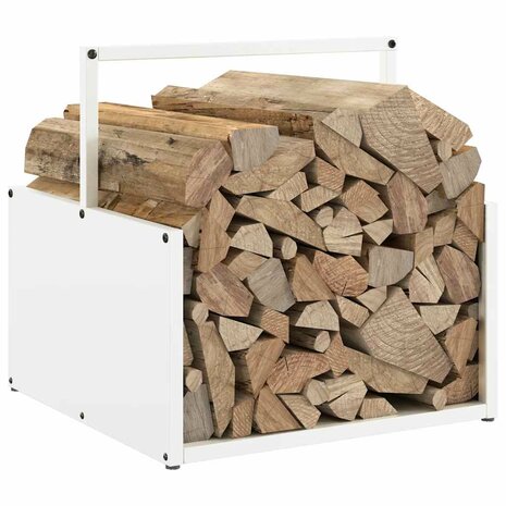 Brandhoutrek 40x40x40 cm koudgewalst staal wit 4