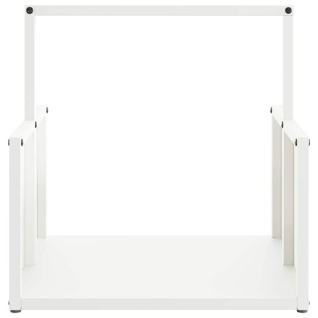 Brandhoutrek 40x40x40 cm koudgewalst staal wit 5