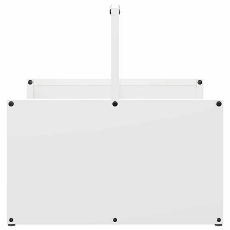 Brandhoutrek 40x40x40 cm koudgewalst staal wit 6