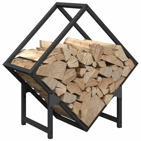 Brandhoutrek 50x25x50 cm koudgewalst staal zwart 4
